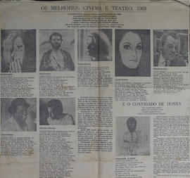 Recorte do Jornal O Estado de São Paulo_Os Melhores: Cinema e Teatro, 1969