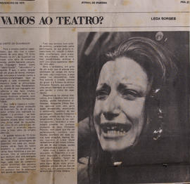 Recorte do Jornal de Ipanema_Vamos ao Teatro? O Grito de Guarnieri