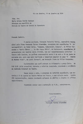 Carta a Maria Helena Fabião Guasque