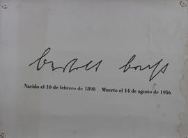 Assinatura de Bertolt Brecht