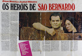 Recorte de Revista Não Identificada_Othon Bastos. Isabel Ribeiro - Os Heróis de São Bernardo