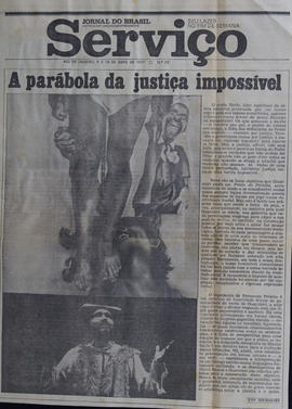 Recorte do Jornal do Brasil_A Parábola da Justiça Impossível