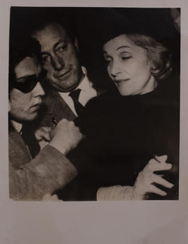 Fernando Peixoto e Marlene Dietrich