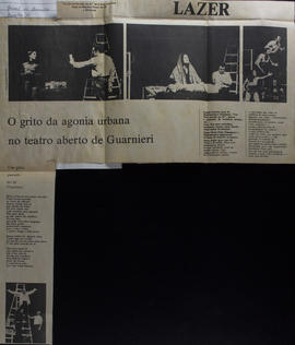 Recorte do Jornal de Brasília_O Grito da Agonia Urbana no Teatro Aberto de Guarnieri [...]