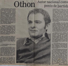 Recorte do Jornal Folha de São Paulo_Othon - Autor Nacional Como Ponto de Partida