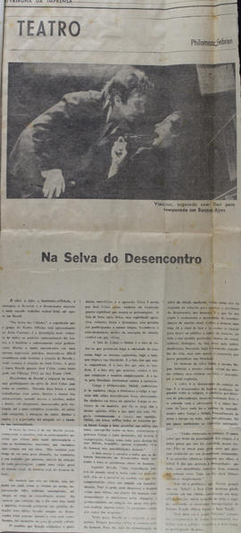Recorte do Jornal Tribuna da Imprensa_Na Selva do Desencontro