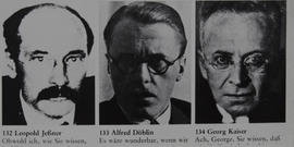 Leopold Jessner, Alfred Döblin e Georg Kaiser