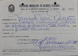 Recibo de Recebimento