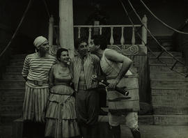 Ary Coslov, Roberto de Cleto, Norma Blum e Moacyr Deriquém