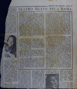 Teatro Muito pela  Rama. Jornal de Letras