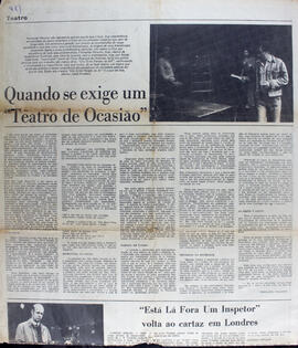 Recorte de Jornal Não Identificado_Teatro