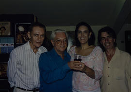 Fernando Peixoto, Enio Gonçalves, Mara Faustino e José [Ferro?]