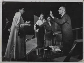 Maria Della Costa, Luiza Heleno Barreto Leite, Eugenio Kusnet e Rita Schuman
