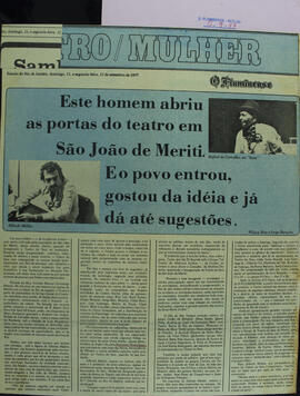 Este Homem Abriu as Portas do Teatro em São João de Meriti... O Fluminense