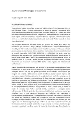 Arquivo Fernanda Montenegro e Fernando Torres