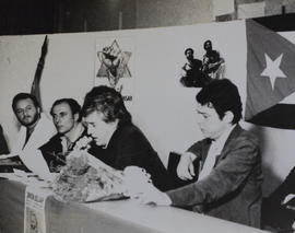 Chico Buarque, Fernando Peixoto, Eduardo Suplicy e Marco Aurélio Klein