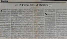 Recorte do Jornal do Brasil_Os Perigos das Verdades (I)