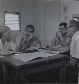 Zbigniew Ziembinski, Paulo Padilha, Cecil Thiré e Fernanda Montenegro