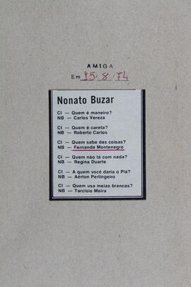 Nonato Buzar. Revista Amiga