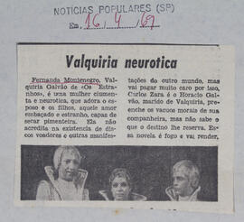 Valquíria Neurótica. Notícias Populares