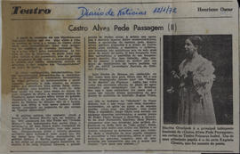 Recorte do Jornal Diário de Notícias_Castro Alves Pede Passagem (II)