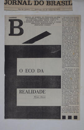 É... O Eco da Realidade. Jornal do Brasil