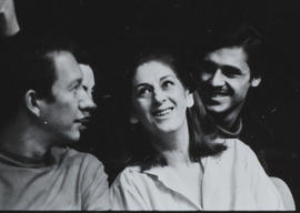 Sylvio Zilber, Myriam Muniz e Antônio Fagundes