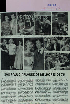 São Paulo Aplaude os Melhores de 76. Revista Contigo