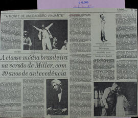 A Classe Média Brasileira na Versão de Miller, com 30 Anos de Antecedência. O Globo