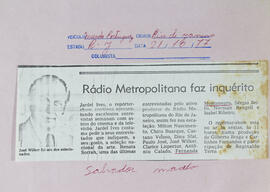 Rádio Metropolitana Faz Inquérito. Mundo Portuguez