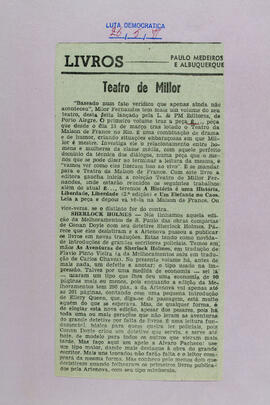 Teatro de Millôr. Luta Democrática